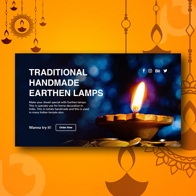 Earthen Lamps branding design icon illustration logo logo design logodesign logos simplicity trendy typography ui uidesign ux uxdesign webdesign webdesigner webdevelopment website website design