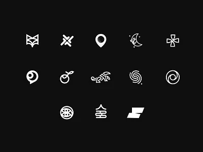 Logofolio #1 ai brand design branding brands collection concept design graphic design illustration logo logo blunde logofolio logos mark sketchbook vector