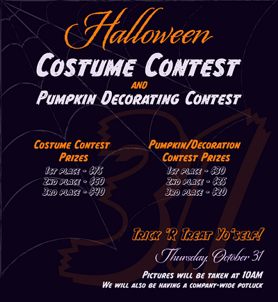 halloween email contest flyer digital illustration event flyer halloween halloween design vector