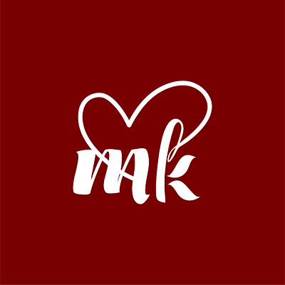 MK logo design Idea logo logodesign logotype typogaphy