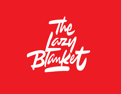 The Lazy Blanket brush lettering clientwork custom lettering digitalart dropshipping ecommerce entrepreneurship hand drawn handlettering lettering logo logo designer logodesign logotype procreate