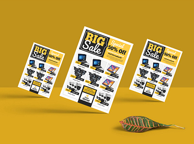 Big Sale Product Promotion Flyer advertisement art deco big sale big sale flyer boutique chic classy clothes creative cute decor discount elegant product promotion flyer promotio flyer