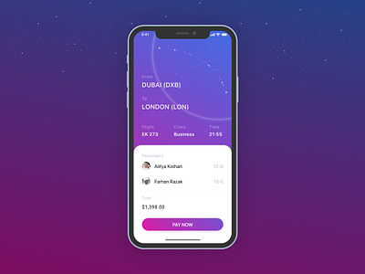 Flight booking app booking destination flight ios route travel ui ux