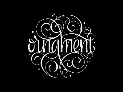 Ornament calligraphy hand lettering handlettering illustration inktober letterforms lettering lettering artist typography typography art