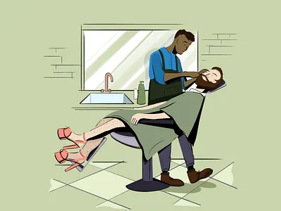 Modern Man art artist characterdesign drawing editorial illustration illustration design illustrator procreate sketch