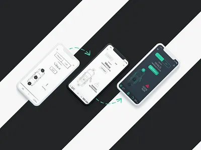 Vehicle Control Center - UI Concept car clean design control center control panel high fidelity mobile mobile app mobile ui navigation prototype settings ui sketch ui user interface user interface design vehicle wireframe