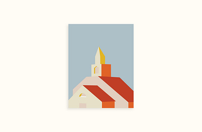 Church Illustration adobe illustrator colors design illustration lines vector