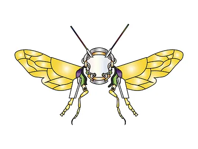 To Bee or Naut To Bee 2d 3d abstract art artwork concept design conceptual art design digital artist graphic design illustration illustrator logo ui vector