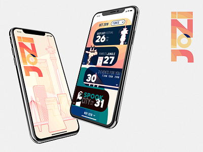 Johannesburg - local culture and great tunes adobe xd app app design app ui branding challenge colourful illustration interface johannesburg jozi minimal rebound south africa ui ux vector