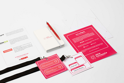 Reine Formsache badge branding editorial design event branding event design layout design visual identity