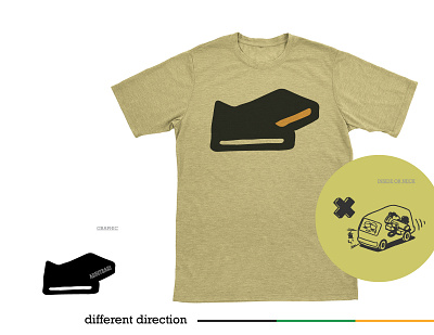 that direction - shirt design brand creative direction delicate design homage identity illustration