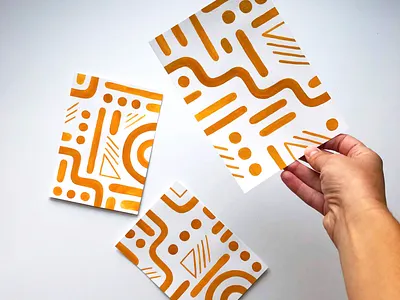 Squigglies design illustration watercolor watercolor art watercolor painting