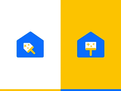 Logo design for cleaning/painting company cleaning house house logo logo logodesign paint logo painting