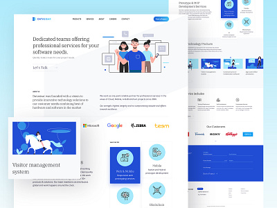 Landing Page Design ai artificial intelligence blockchain clean creative design designer hire illustraion illustrator interface landing landing page minimal ui ux web web app