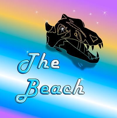 The Beach: Album Art album cover album design art direction austin texas branding graphic design illustration merch