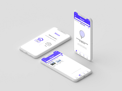 Bloon Cloud Storage app branding cloud cloudstorage design illustration minimal ui ux