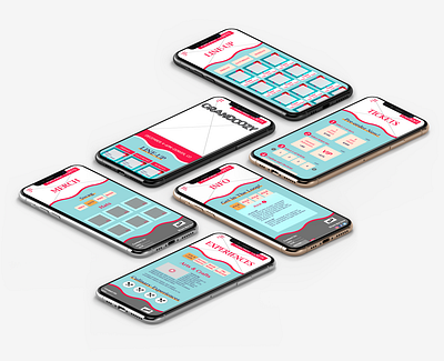 Medium Fidelity Mockup branding festival branding festival site mobile design redesign responsive sketch ui ux wireframe