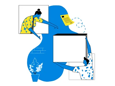 Customs brokerage brand illustraion product design ui ux