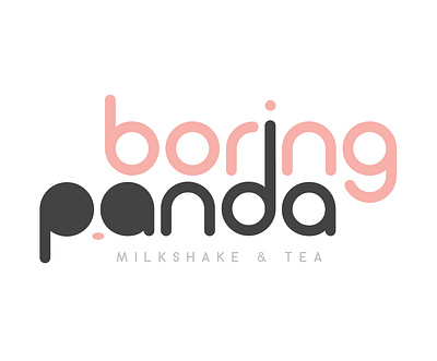 BORING PANDA branding illustration logo