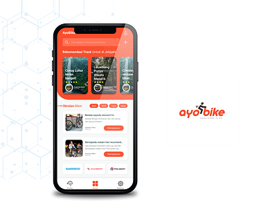 AyoBike Mobile App design ios app mobile app ui ui ux design