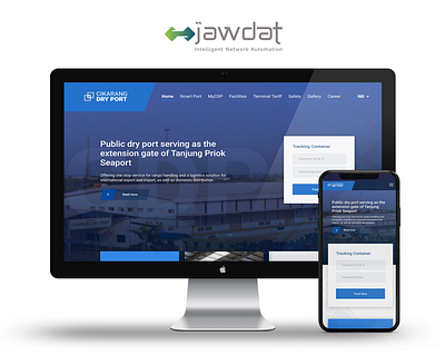 Cikarang Dry Port - By Me design ui ui ux design web