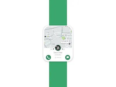 Uber Eats watch concept. apple dribble ubereats uiux watch