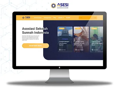 Asesi branding design ui ui ux design web