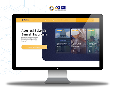 Asesi branding design ui ui ux design web