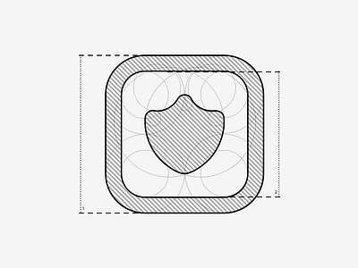 Shield Icon guidelines icon iconography icons logo shield