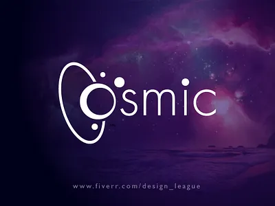 Cosmic Logo artwork best logo branding clean concept art conceptual logo cosmic cosmic logo creative design design fresh design line art line icon logo minimalist space space logo trending trendy