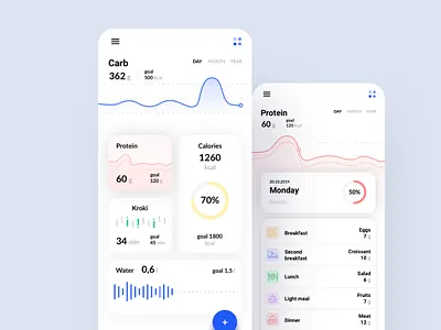 Fitness App app design mobile ui ux