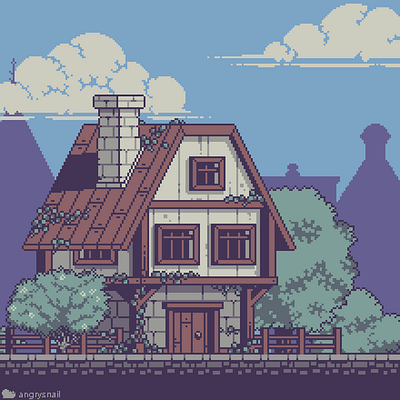 Medieval jetty house 16bit 8bit 8bitart architecture environment design game art game design gameart pixel art pixelart