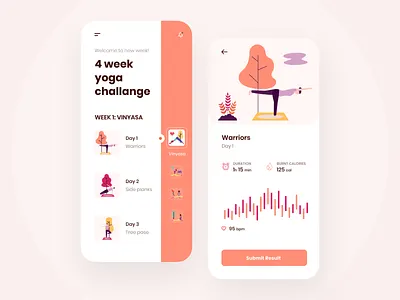 Workout app app appdesign application gym mobile ui ui design workout workout app yoga