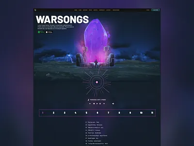Daily Ui 003 - Landingpage adobe xd barlow daily ui dailyui design landingpage redesign riot riot games ui warsongs