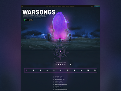 Daily Ui 003 - Landingpage adobe xd barlow daily ui dailyui design landingpage redesign riot riot games ui warsongs