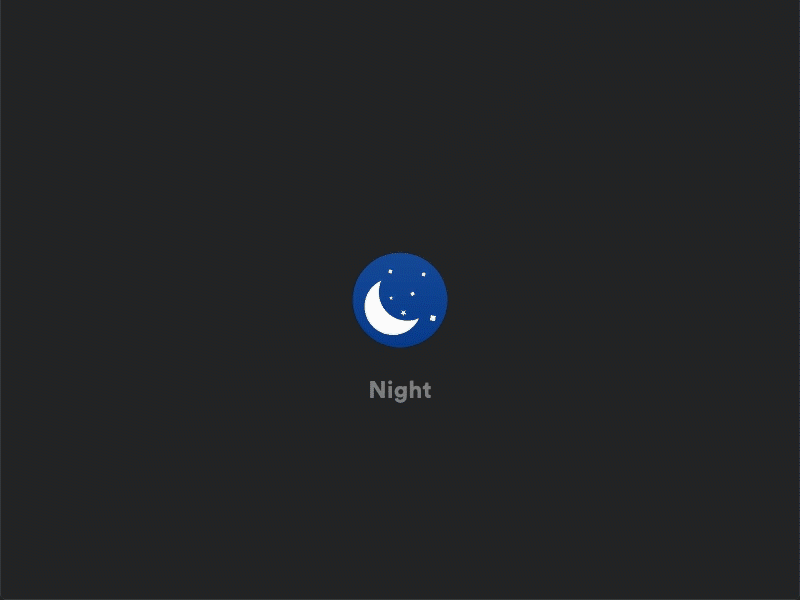 Day and night mode daily dark mode dark theme day night design dribbble mode moon sun toggle switch yellow