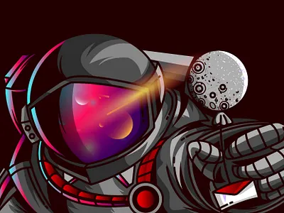 Ballmoon apparel art artwork artwork illustration tshirt commission design illustration logo tshirt vector