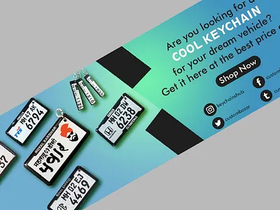 Custombazar web banner design illustration ui vectorart
