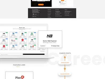 myworksquare - Job portal branding creative design design uidesign web design