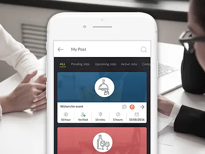 JOBbeJOB - On-demand Staffing App job application job posting job seeker mobile app on demand staffing app
