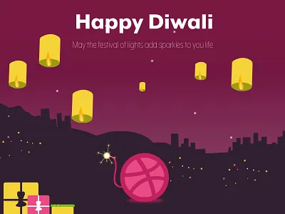 Happy Diwali in Advanced celebrations design diwali festival illustration