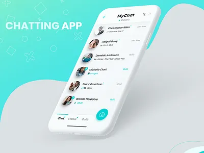 Chatting Application User Interface app design creative design ui uidesign