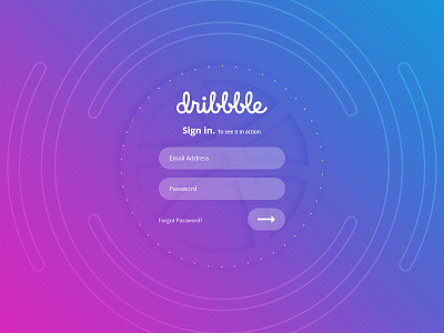 Dribbble Signin login login design login form login page login page design login screen sign sign in sign in form sign in page sign in screen ui uiux ux