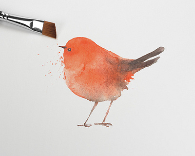 Free Handpainted Watercolor Bird Clipart | PNG bird clipart cute designs download drawing fineart free graphics handpainted illustration orange png png logo print sketch sparrow watercolor watercolor painting watercolour