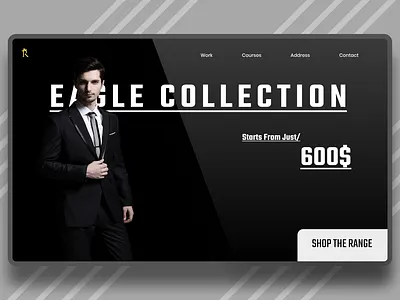 Dark suit collection fashion site concept. site site design ui ui ux ui design uidesign uiux uiux design uiux designer uiuxdesign uiuxdesigner ux ux ui ux design uxdesign uxui web web design webdesign website