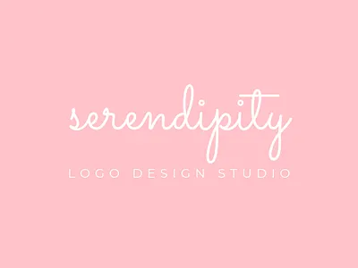 Serendipity branding graphic design illustrator logo