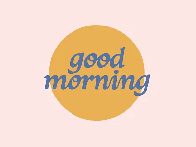 good morning font good handlettering handmade illustration lettering ligature morning script sun type typography