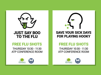 Flu Shot Posters flu shots illustrator posters print design