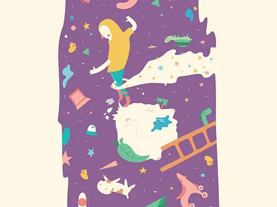 Petit prince childrens illustration creative digitalart illustration vector