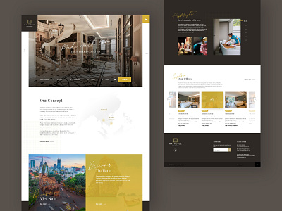 Maihouse - Hotels & Resorts - Redesign clean dark design homepage hotel minimal pc redesign resort responsive ui webdesign xd